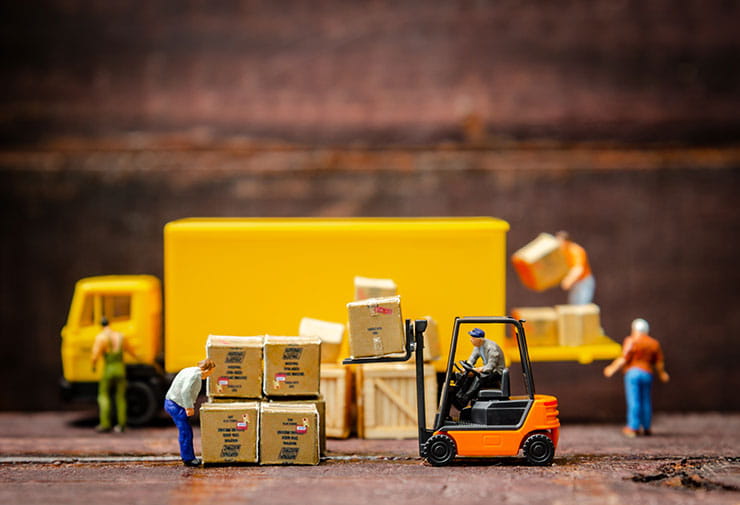 How to hire a temp worker: miniature warehouse